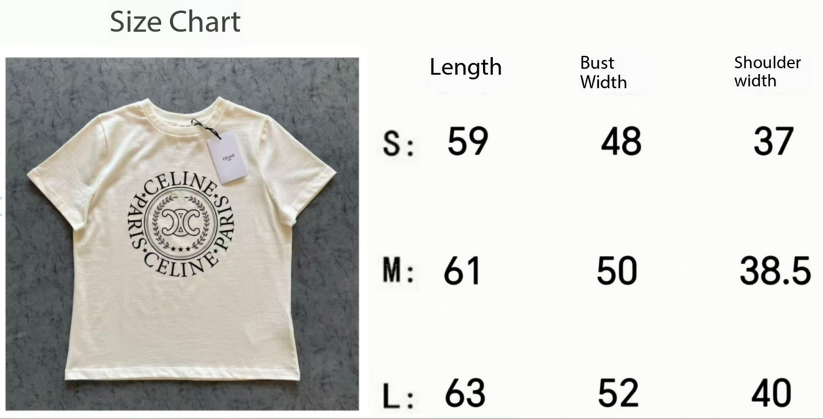 Celine SS26  Printed Short-Sleeve Tee White Cotton 350453