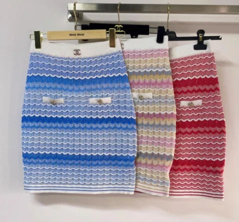 Chanel 2026 Midi Skirt Wool Tencel 268443