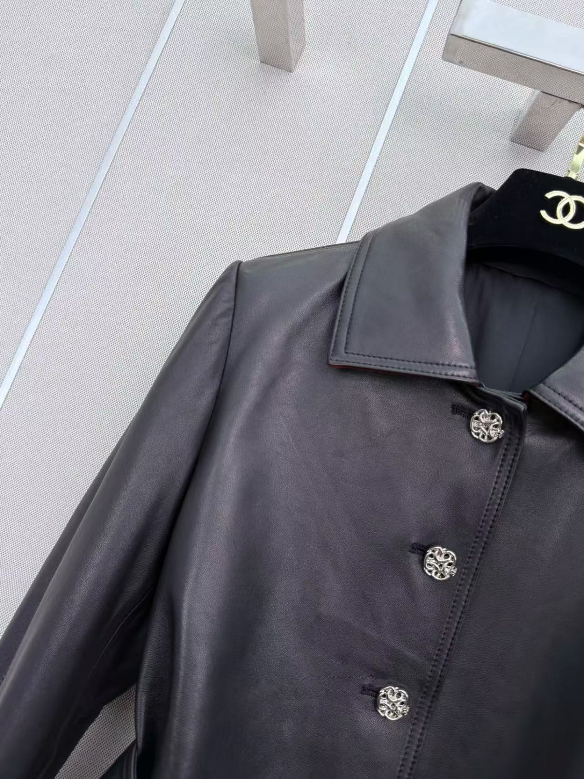 CC Fall Winter 2026 Pre-Collection Jacket Black Lambskin