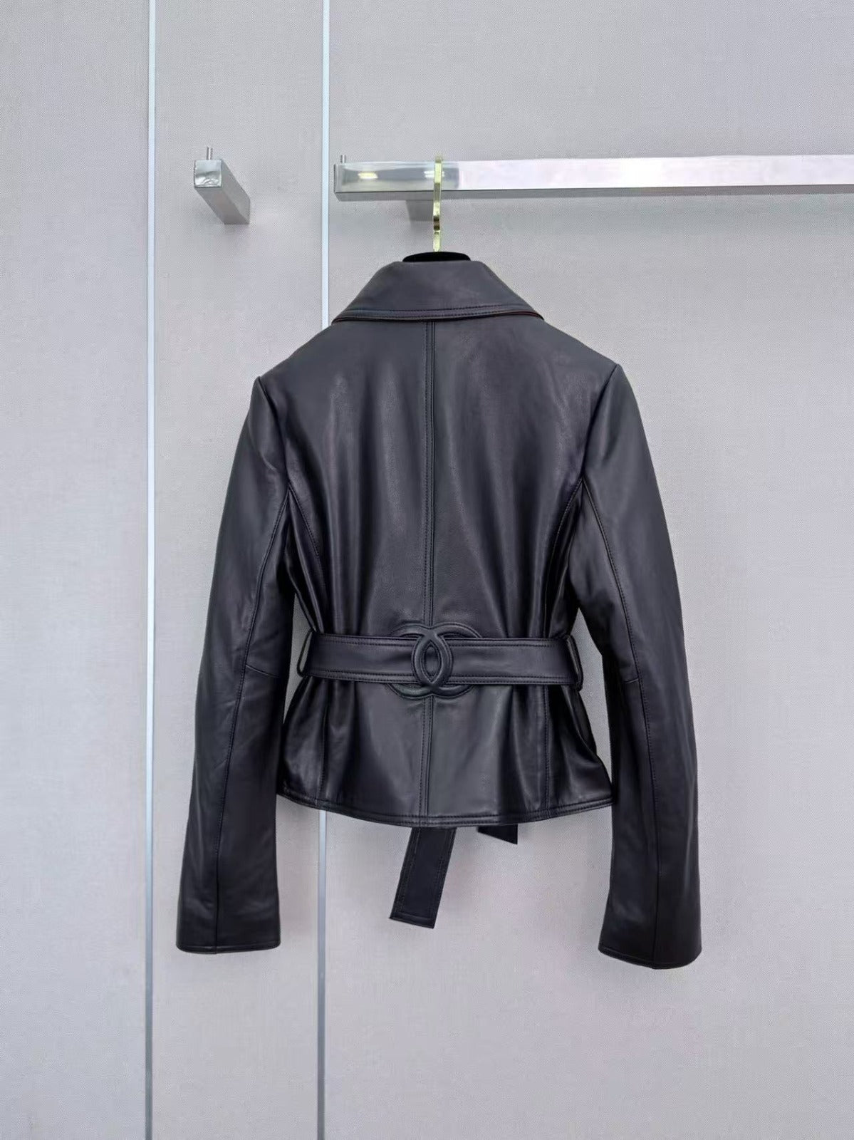 CC Fall Winter 2026 Pre-Collection Jacket Black Lambskin