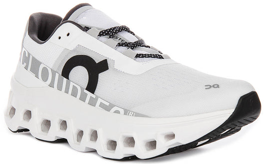 On Running Cloudmonster In White Black For Men