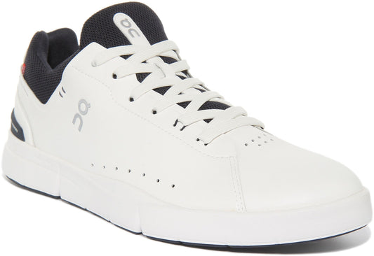 On Running The Roger Advantage In White Navy For Men