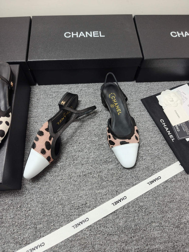 Chanel 2026 Slingback Horsehair Sheepskin 856006