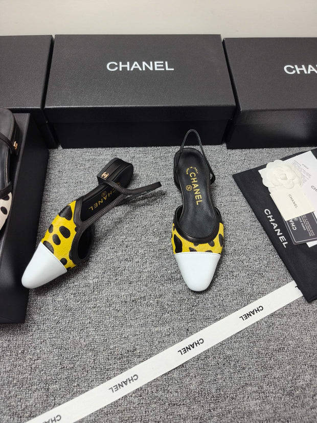 Chanel 2026 Slingback Horsehair Sheepskin 856006