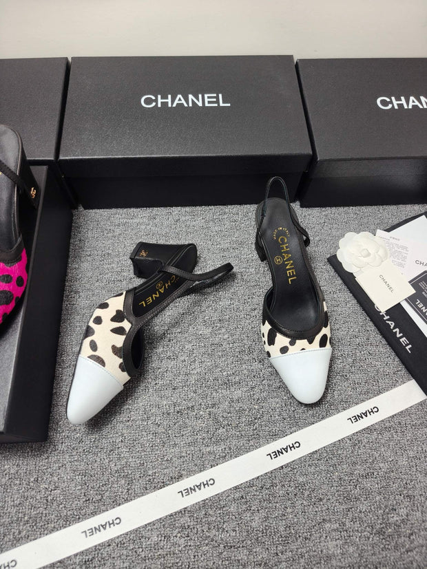 Chanel 2026 Slingback Horsehair Sheepskin 856006