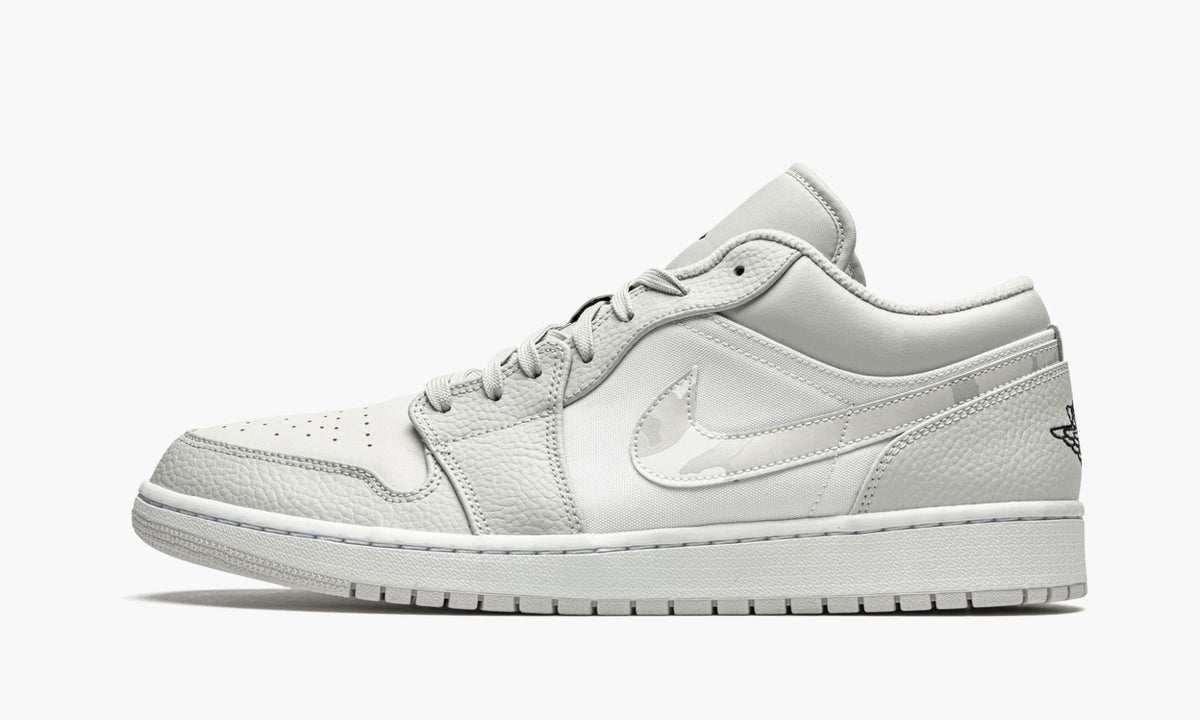 Air Jordan 1 Low White Camo Sneakers - Style Staple | Designer Kicks