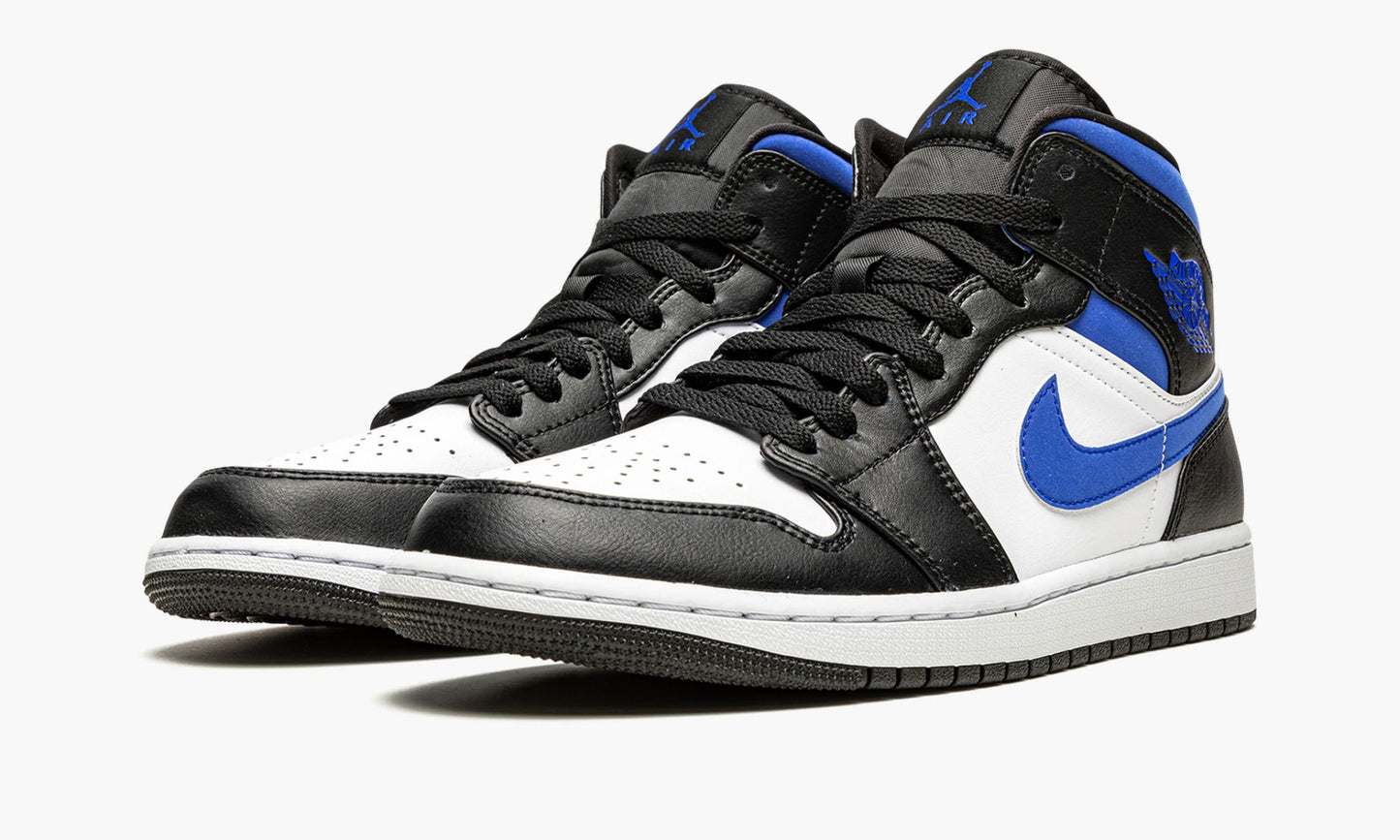 Air Jordan 1 Mid “Racer Blue / Black / White” Sneakers - Prime Pick