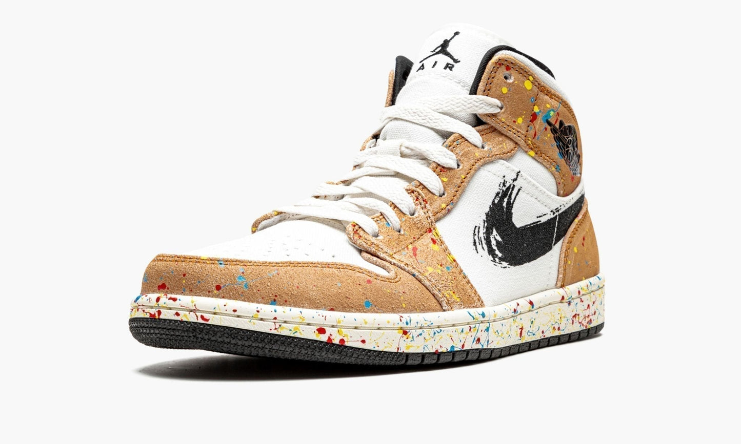 Air Jordan 1 Mid SE “Brushstroke” Sneakers - Style Staple