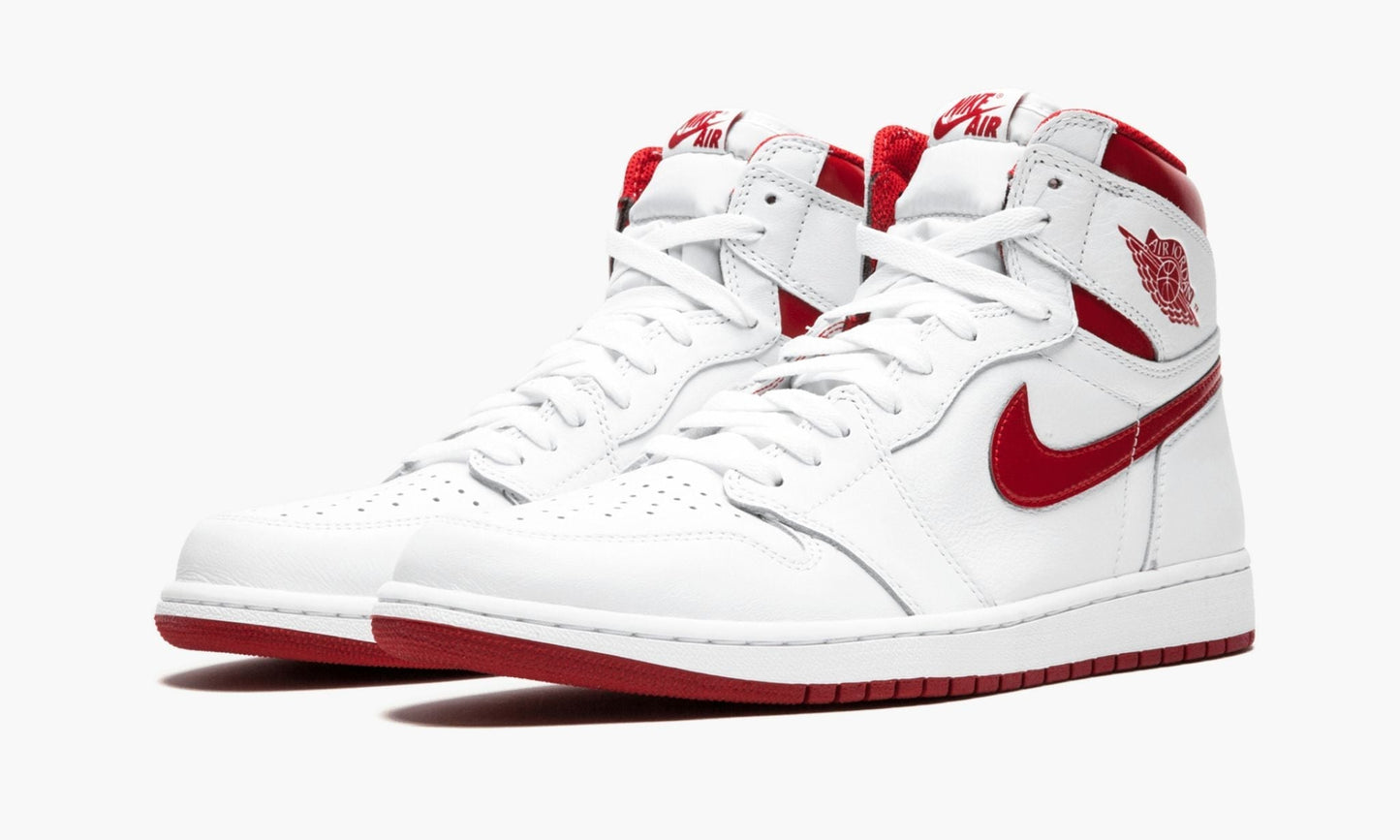 Air Jordan 1 Retro High OG Metallic Red Sneakers - Signature Series