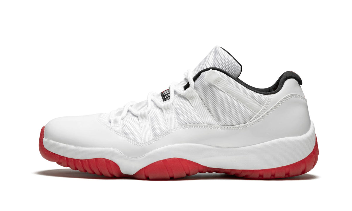 Air Jordan 11 Retro Low White/Varsity Red Sneakers - Court Icon