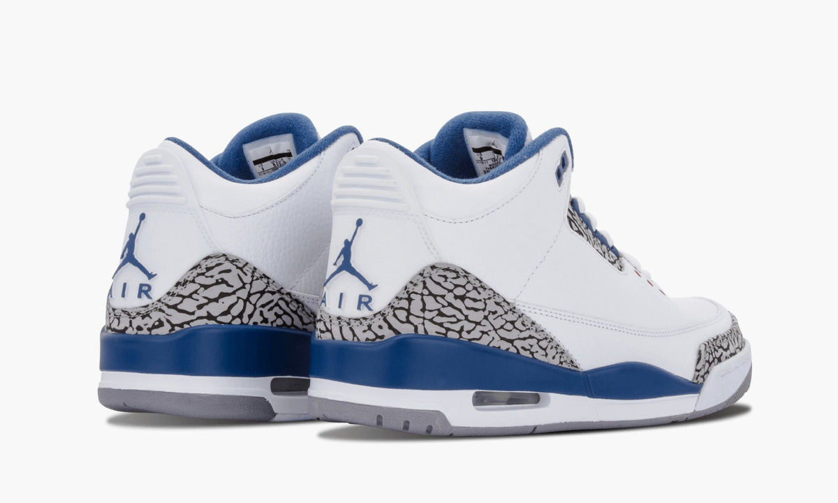 Air Jordan 3 Retro True Blue Sneakers - Hall of Fame | Fan Favorite