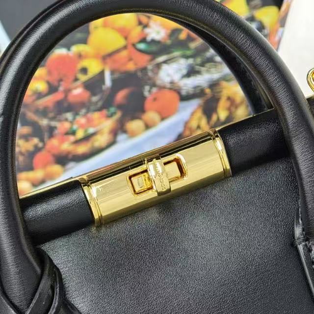 DB Small Marlene Day Bag Black Calfskin