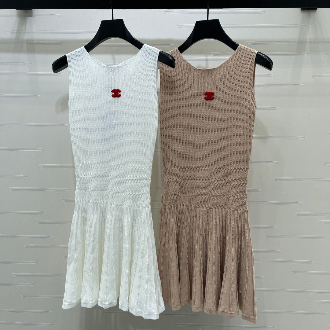 CC Knit Fit & Flare Sleeveless Dress Cotton 406484