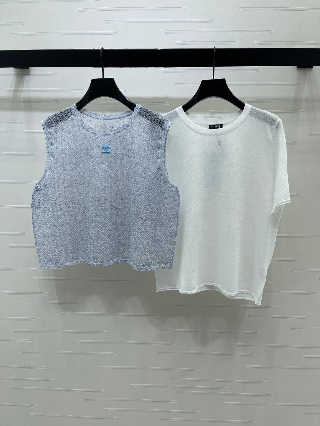 CC Knit Vest & T-Shirt Set Polyester 406436