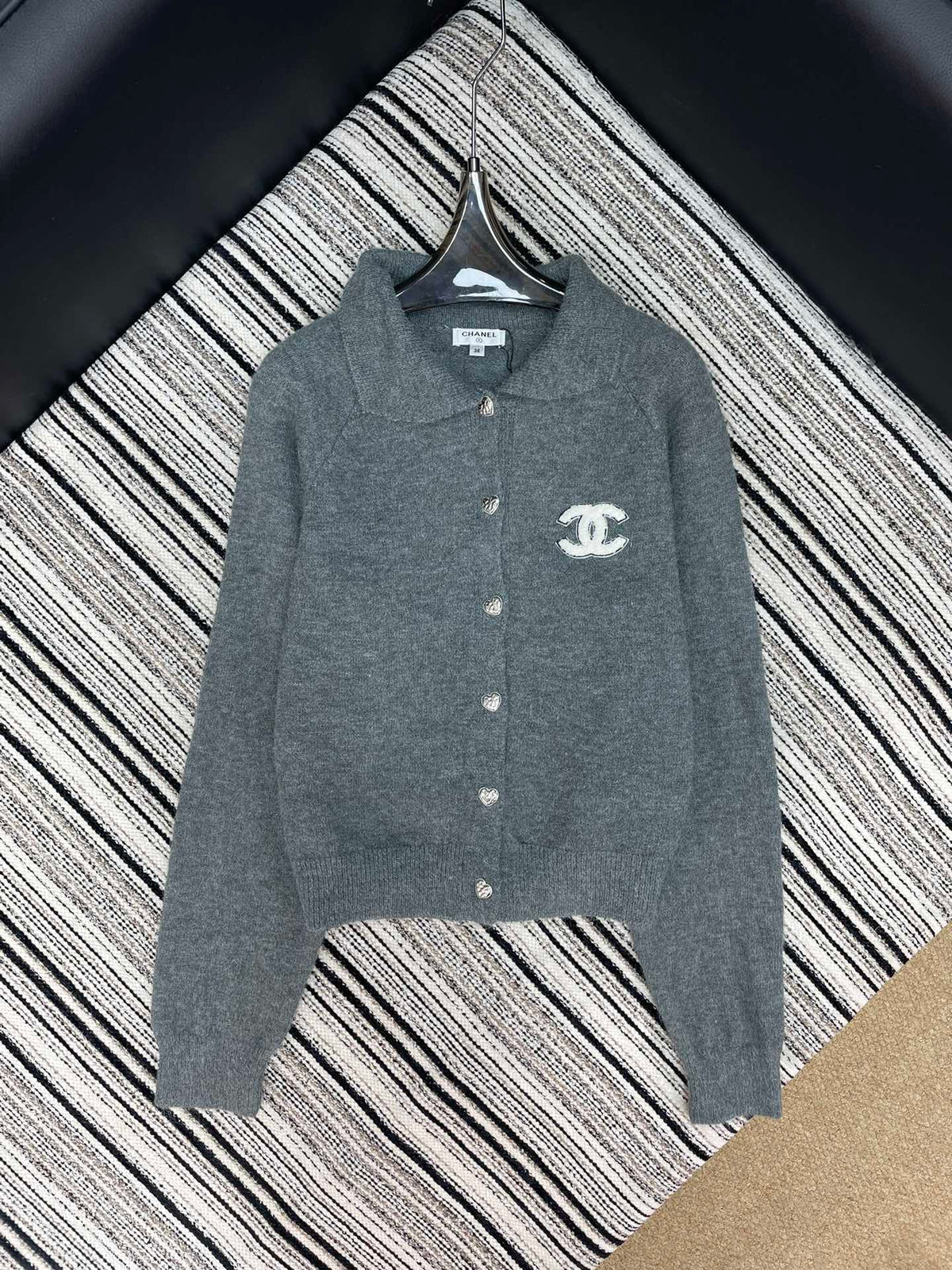 Chanel 2025 Knitted Cardigan Wool Cashmere 730266