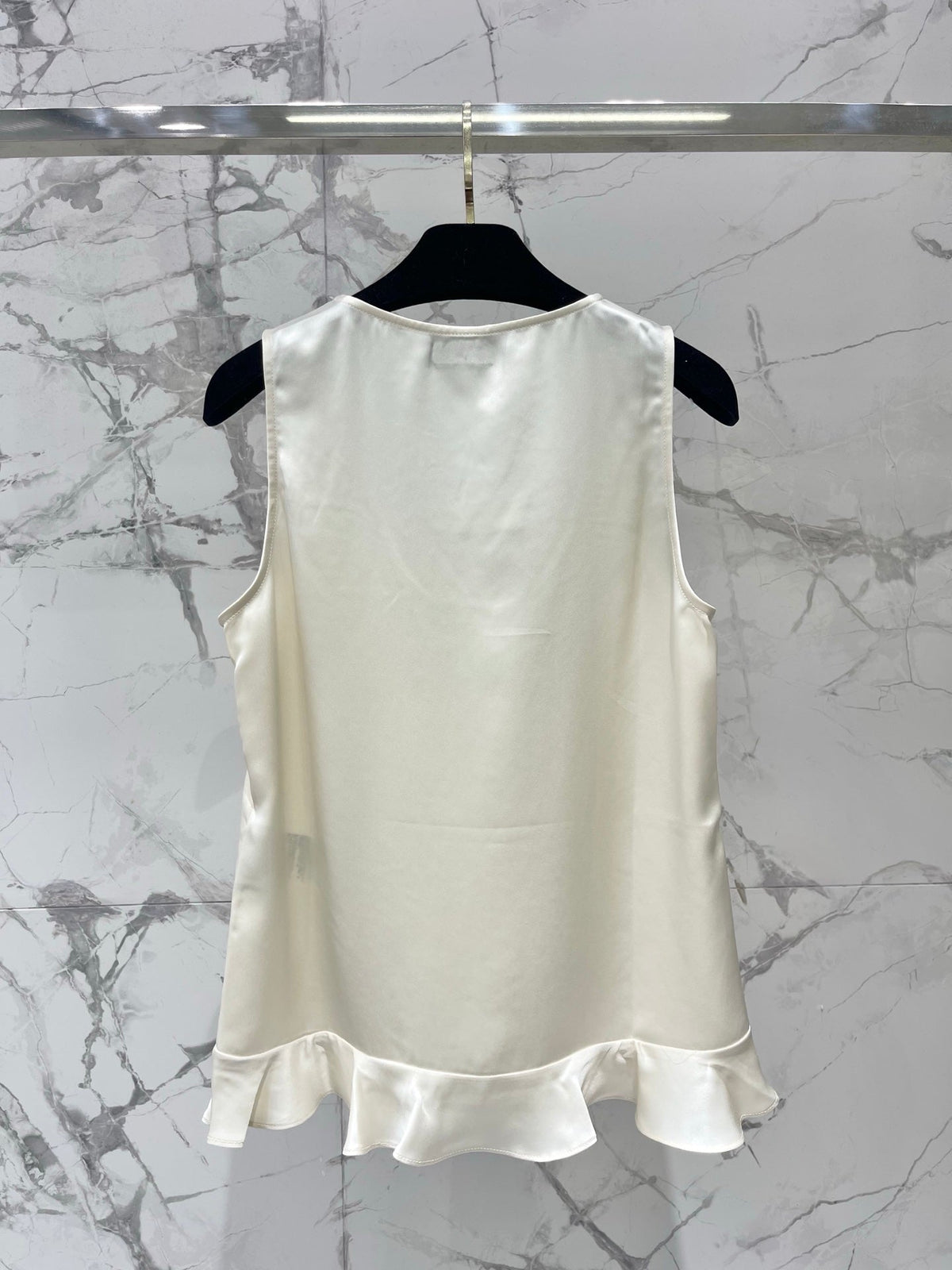 CC Sleeveless Vest in Acetate
