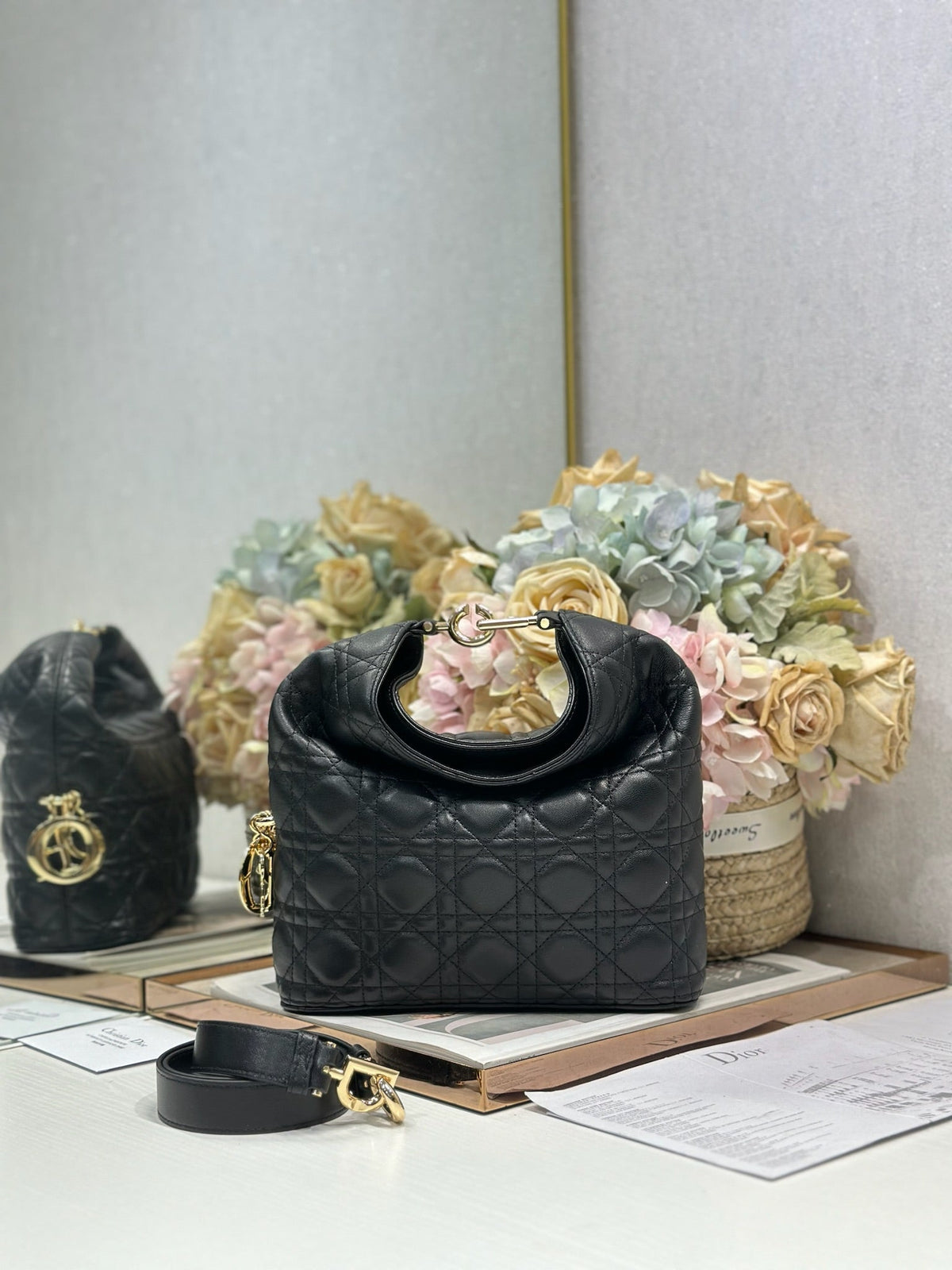 Dior 2026 Bag 27cm Multicolor Lambskin 289493