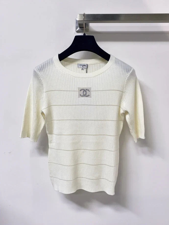 Chanel 2026 Short-Sleeve Shirt Laine Wool 479880