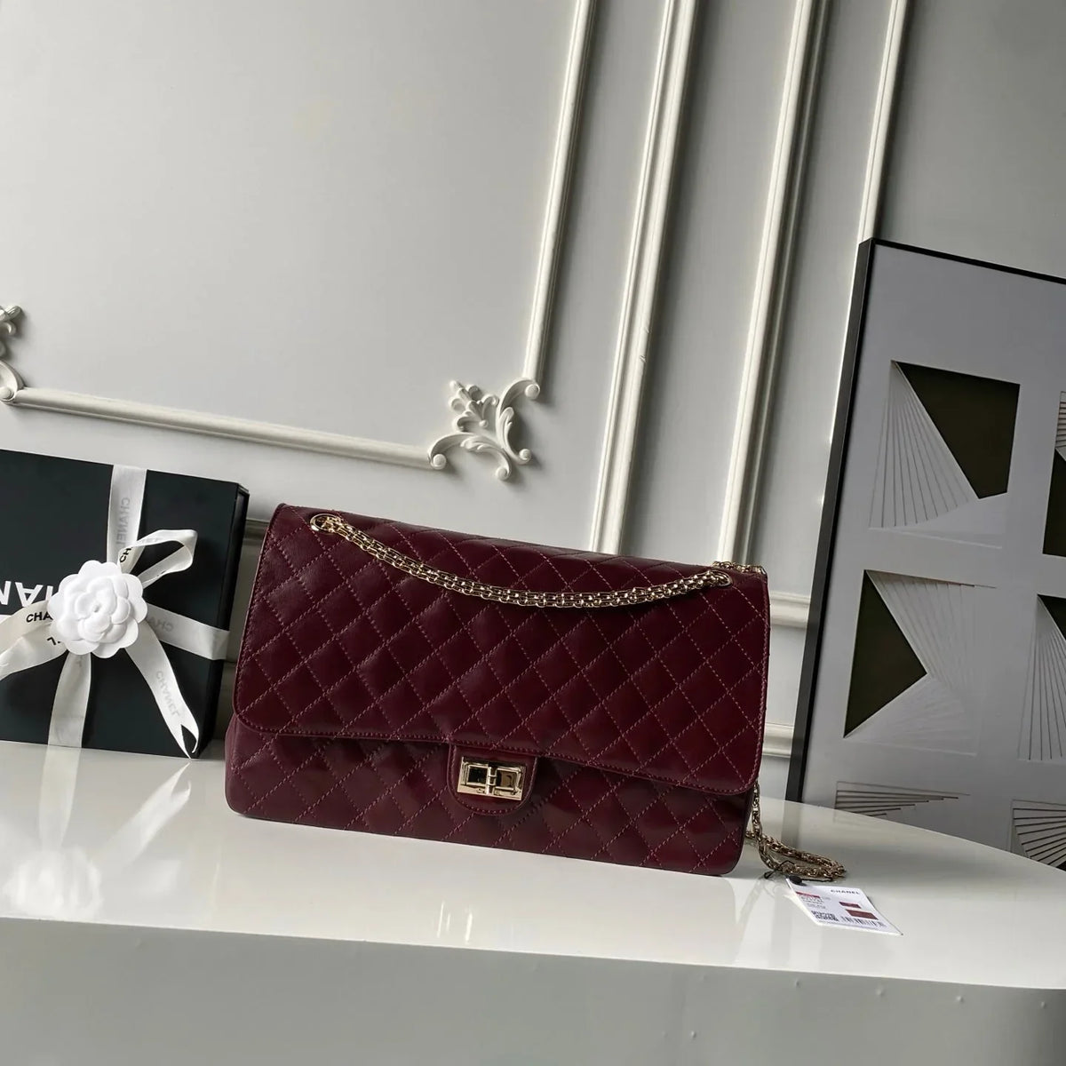 Chanel 2026 Crushed Classic 2.55 Bag 31cm Calfskin