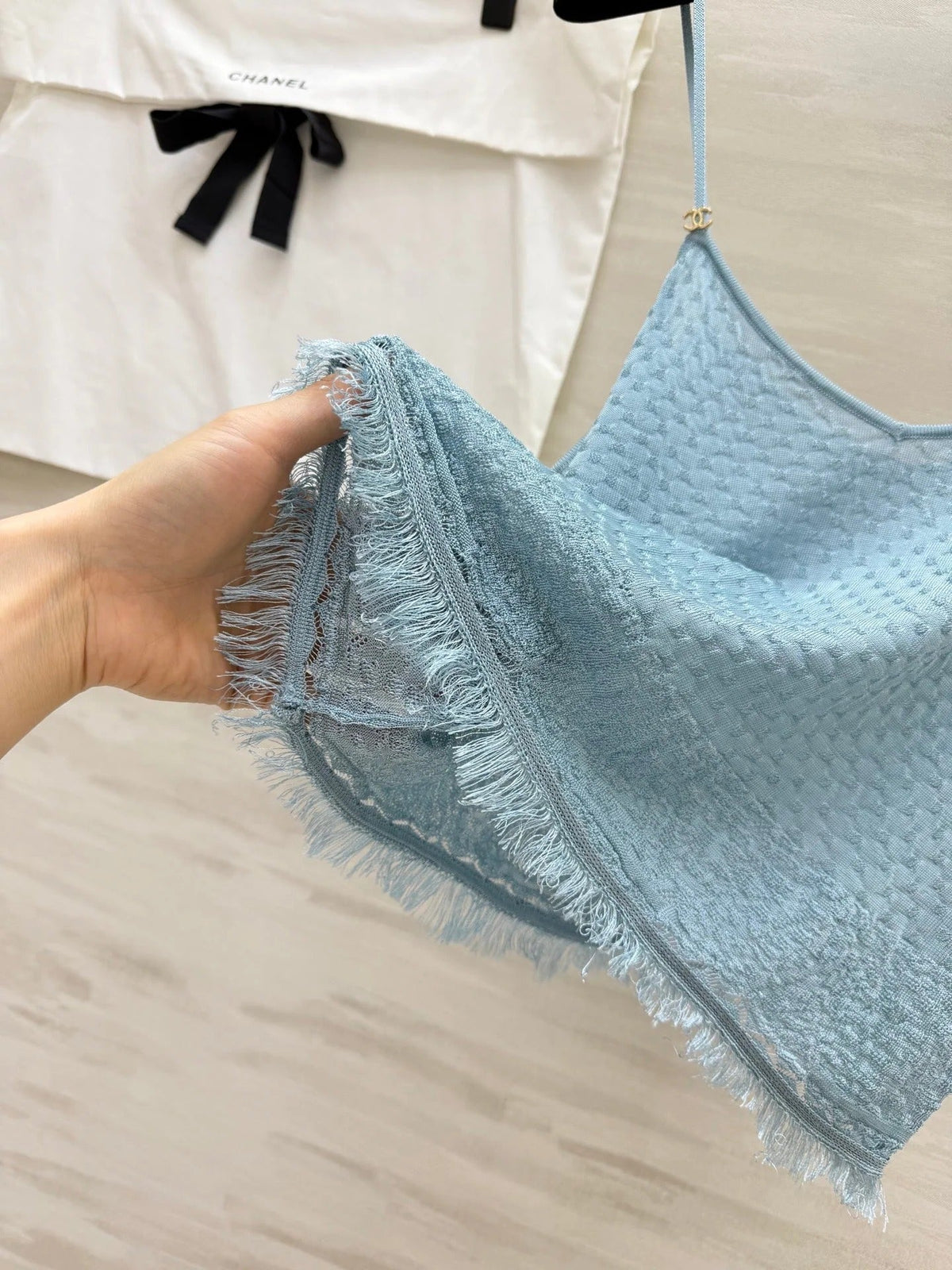 Chanel 2026 Camisole Blue Viscose 367578
