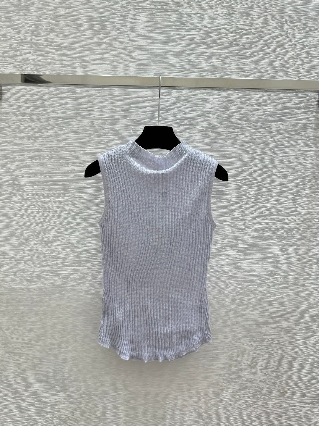 Chanel 2026 Floral Turtleneck Knitted Vest Wool 200735