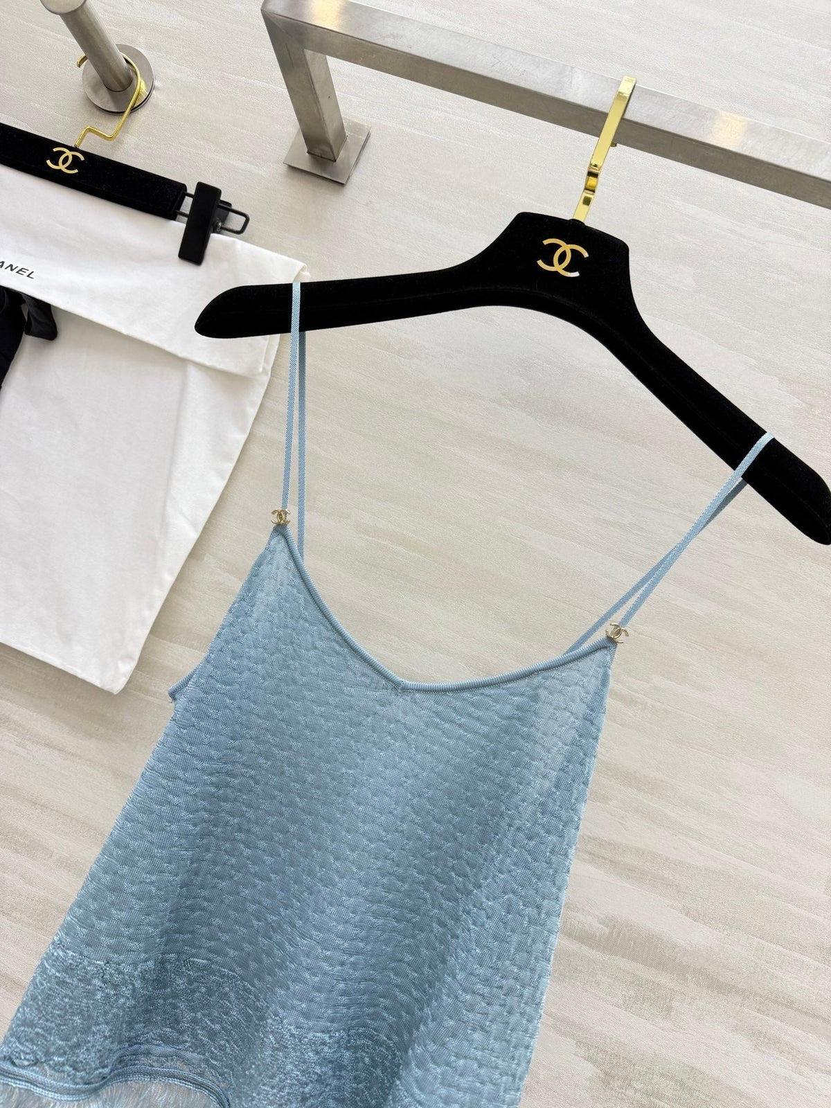 Chanel 2026 Camisole Blue Viscose 367578