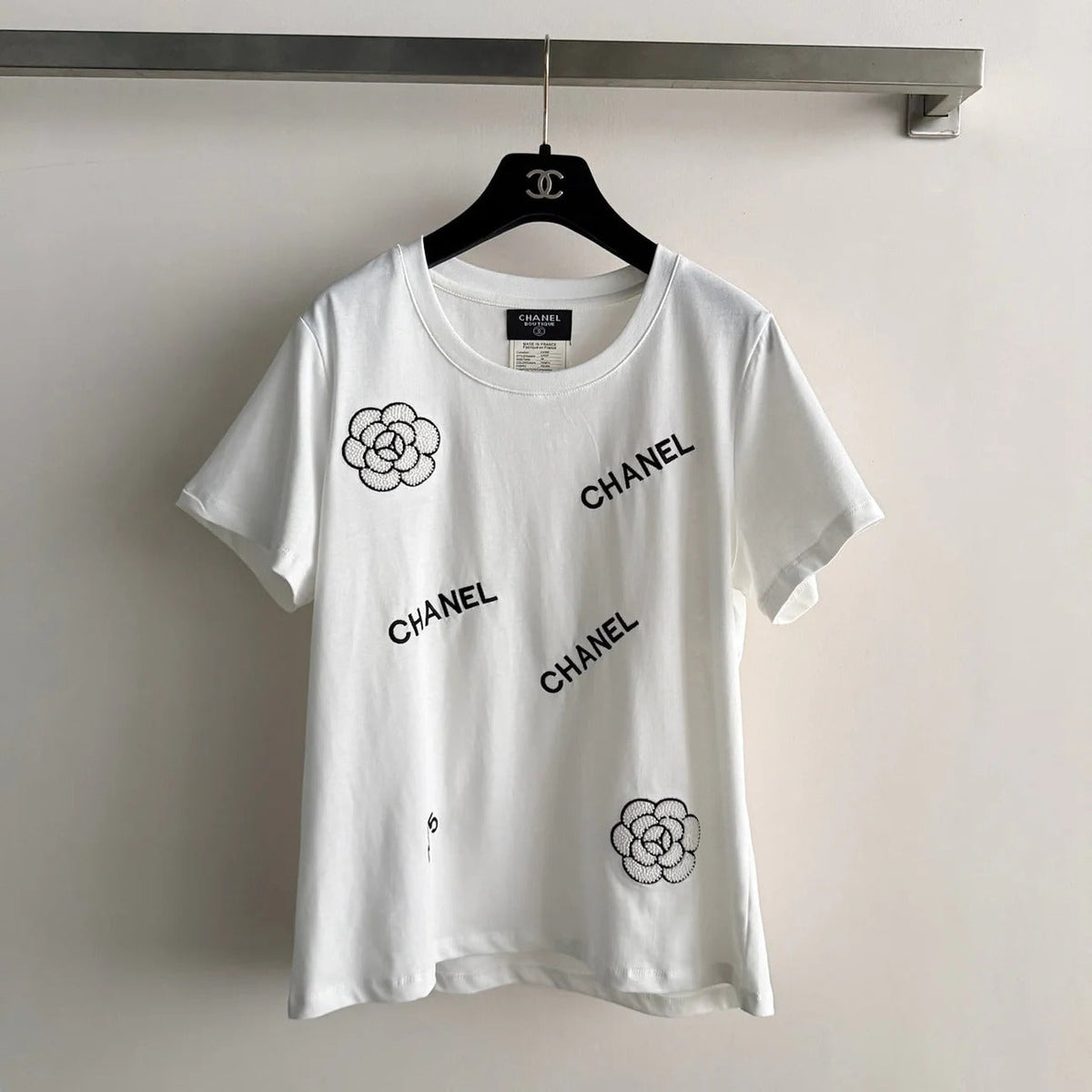 Chanel T-shirt White in Cotton 306183