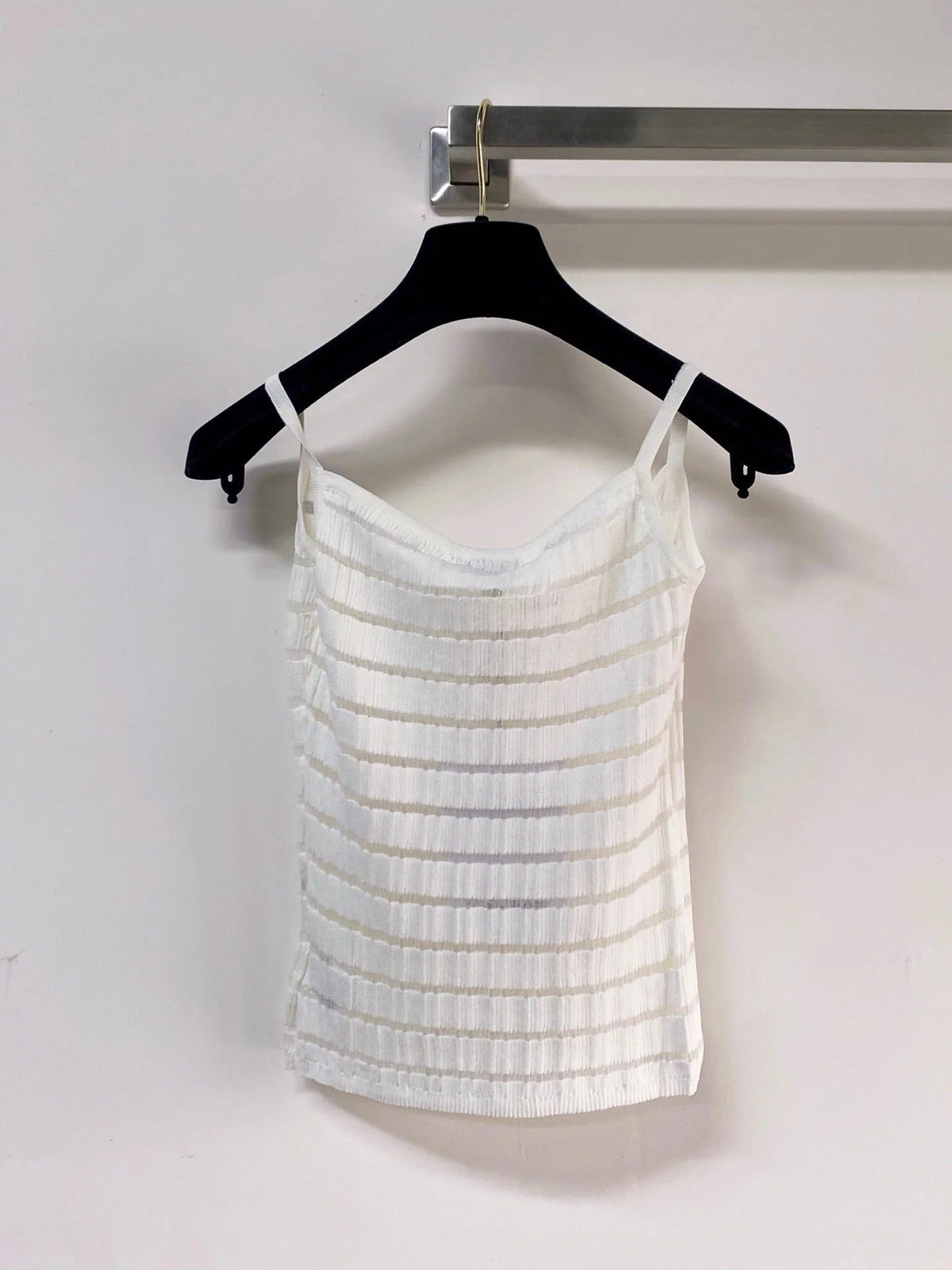 Chanel Vest White in Polyester 273023