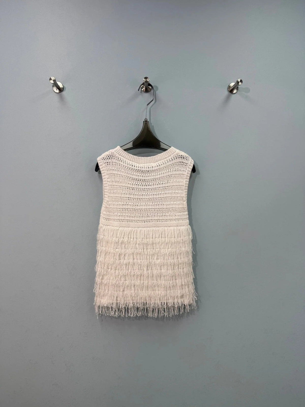 Chanel Vest White in Nitrile Cotton 282527