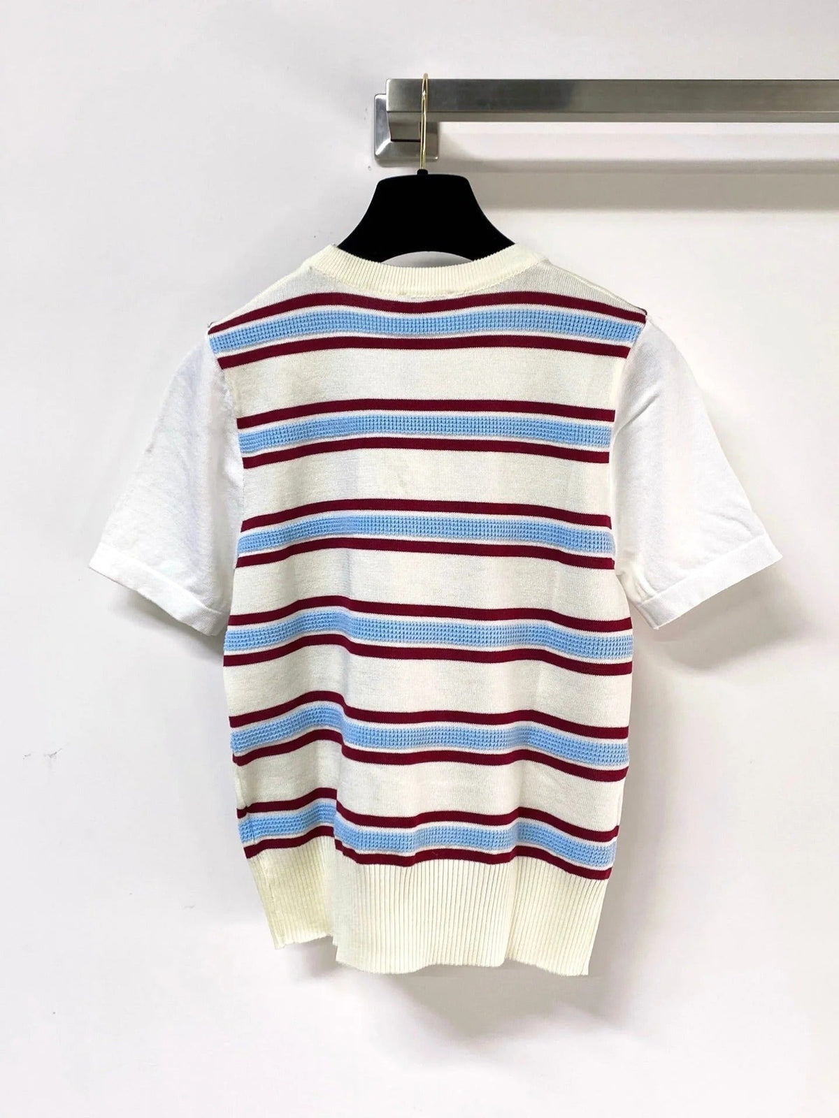 CC Short-Sleeve T-Shirt Beige in Acrylic 287141