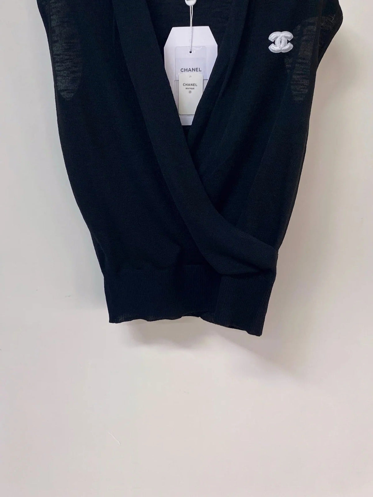 Chanel Vest Black in Wool 283154