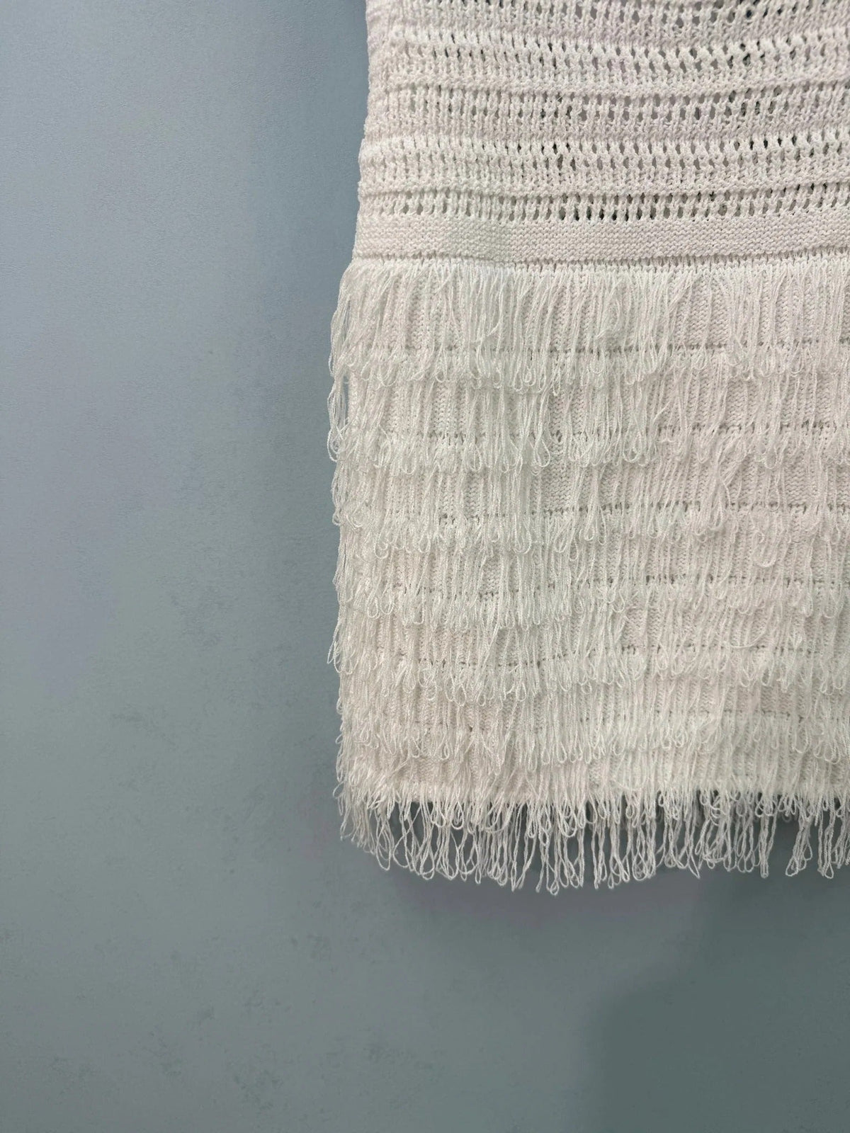 Chanel Vest White in Nitrile Cotton 282527