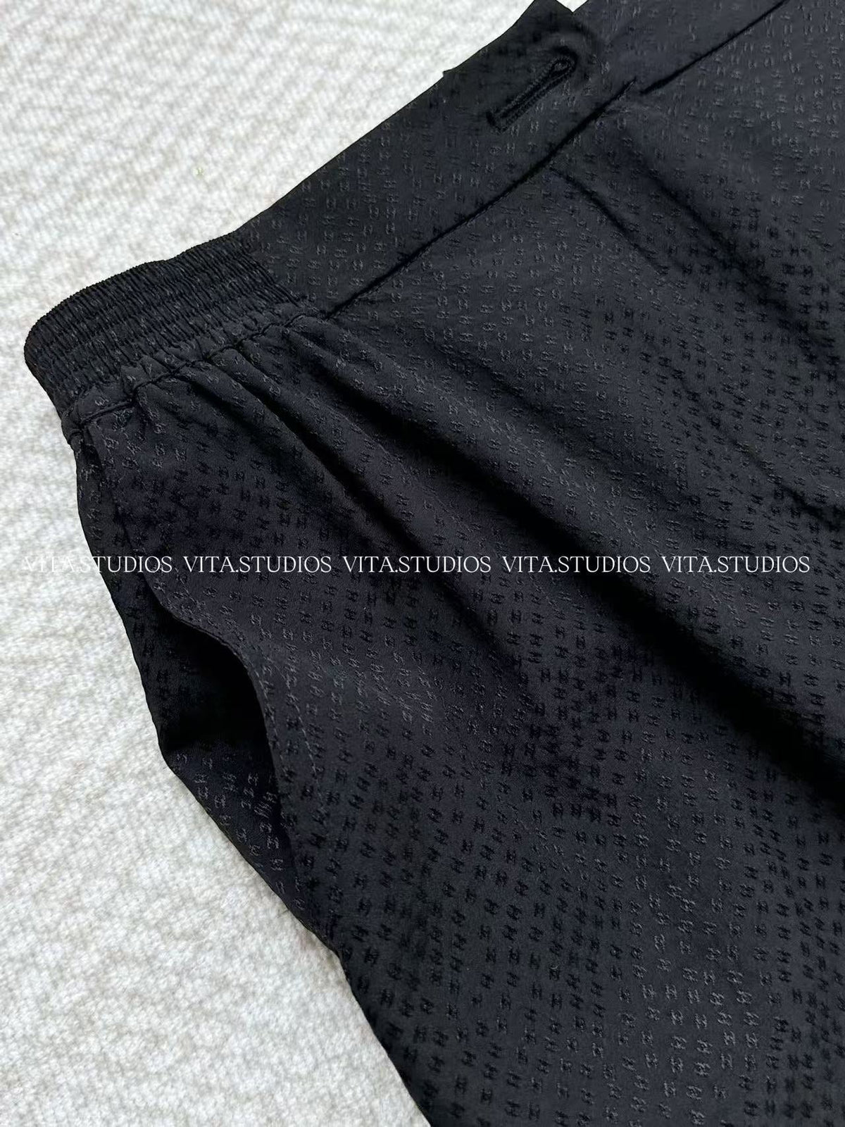 Chanel 26 Fishtail Skirt Black in Silk 298865