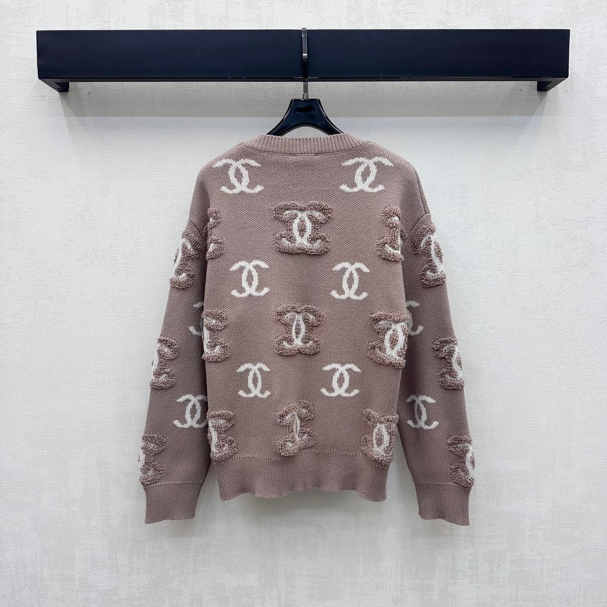 Chanel 2026 Jacquard Long-Sleeve Knit Cardigan Wool 418685