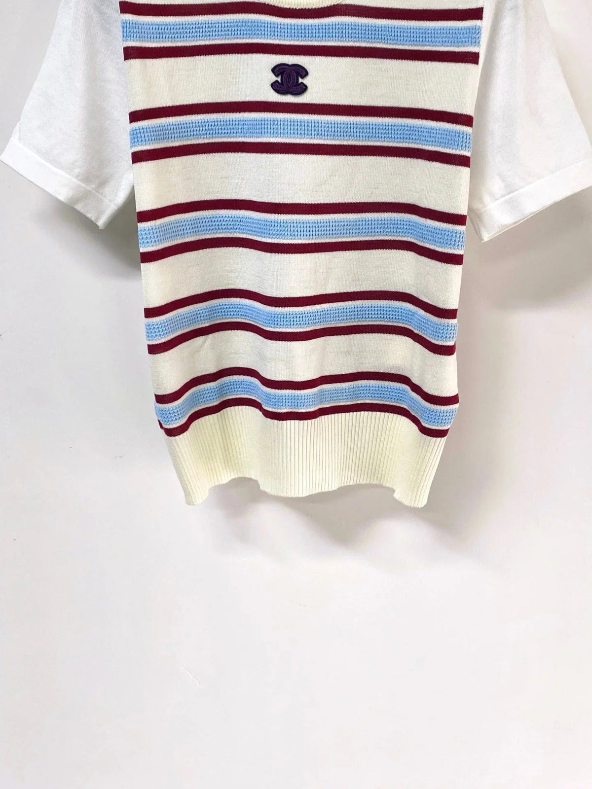 CC Short-Sleeve T-Shirt Beige in Acrylic 287141