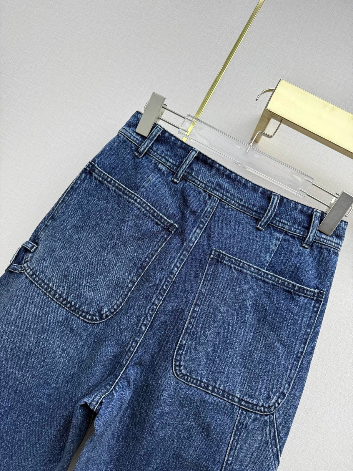 Chanel 26 Short Jeans Blue in Cotton 367720