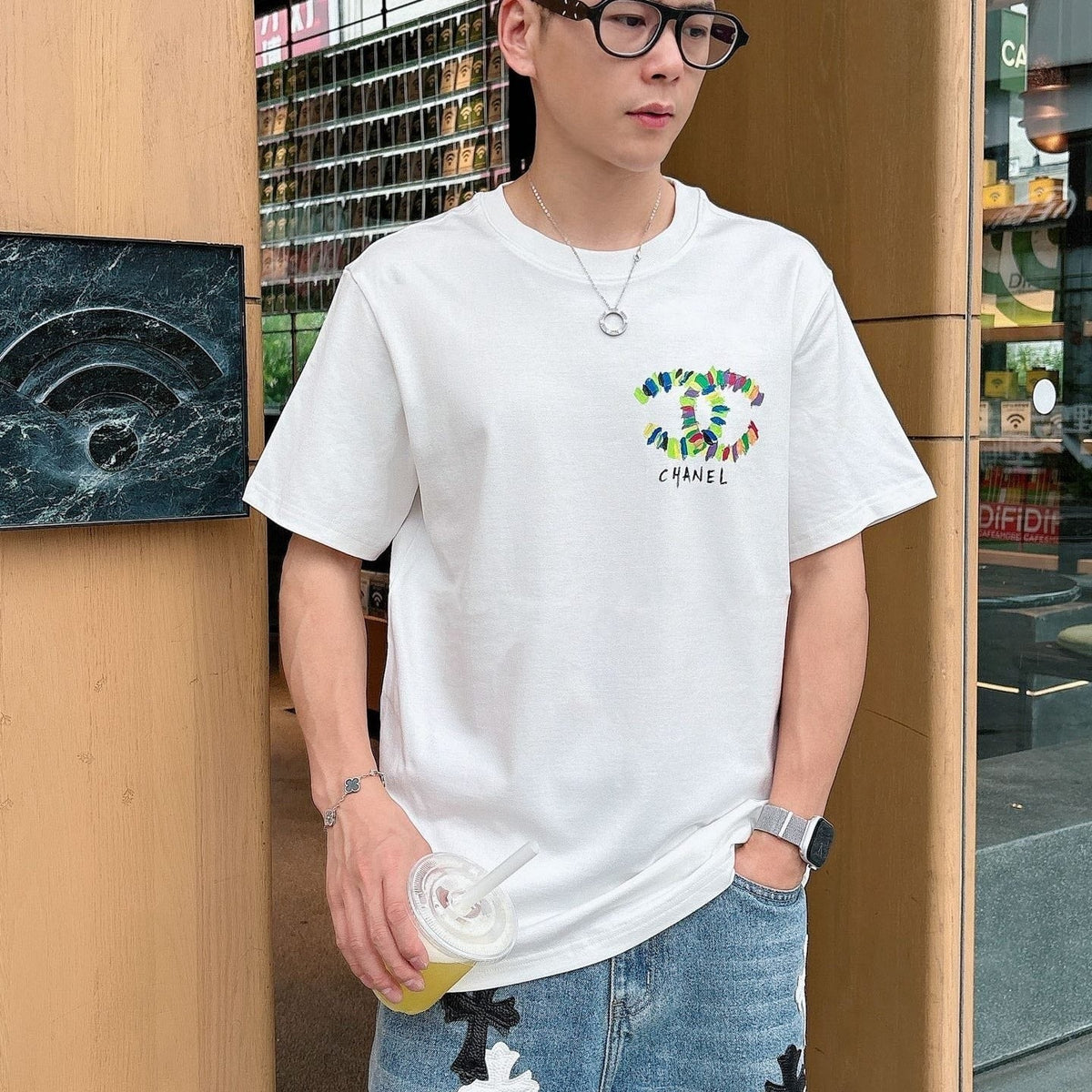 CC 2026 Short-Sleeve T-Shirt Double C Multicolor 419225