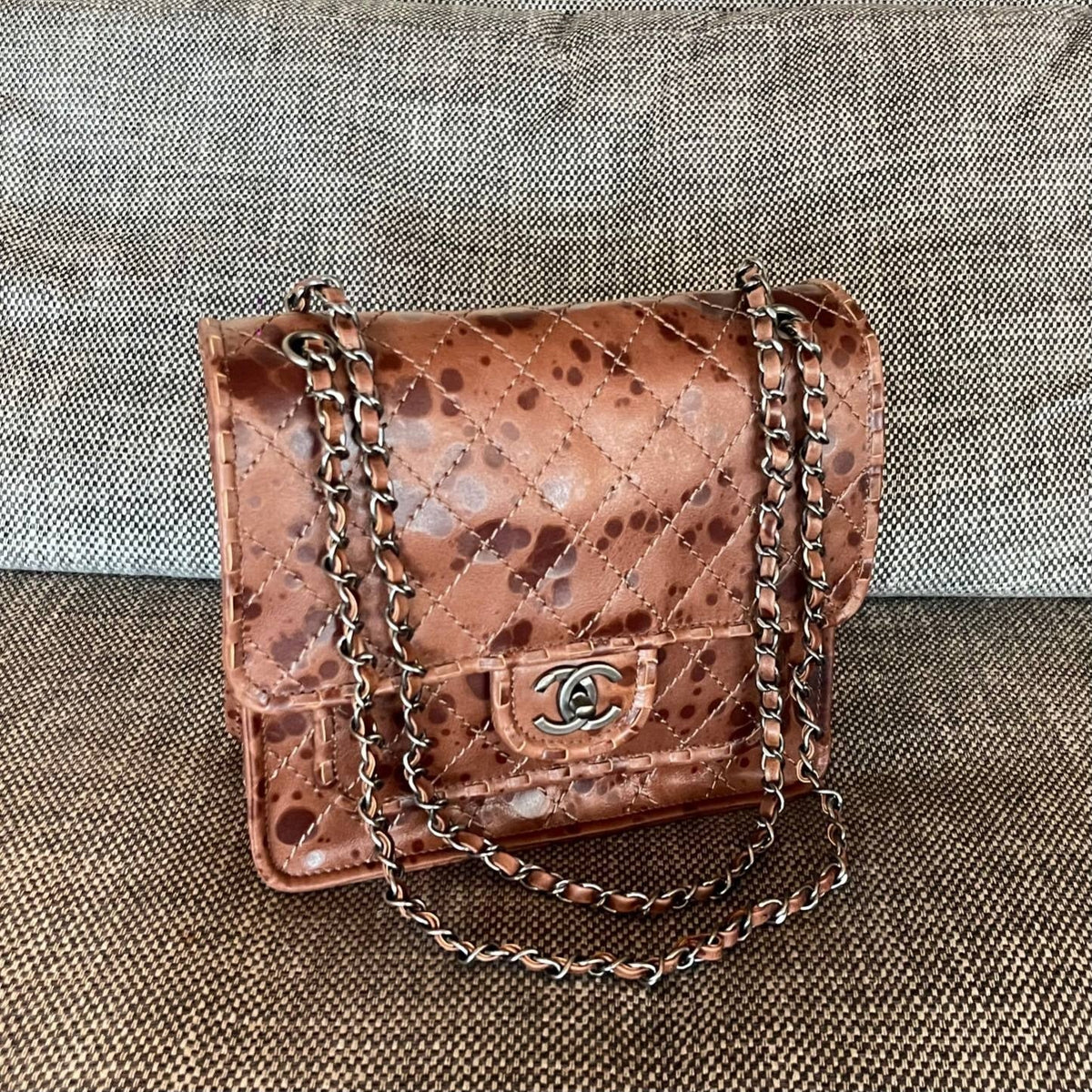 Chanel 2026 Quilted Calfskin Whipstitch Flap Bag 26cm Calfskin