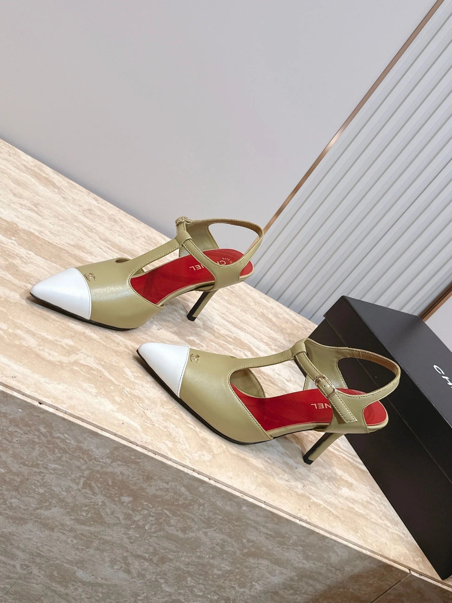 Channel 2026 Slingback 90mm Calfskin 898943