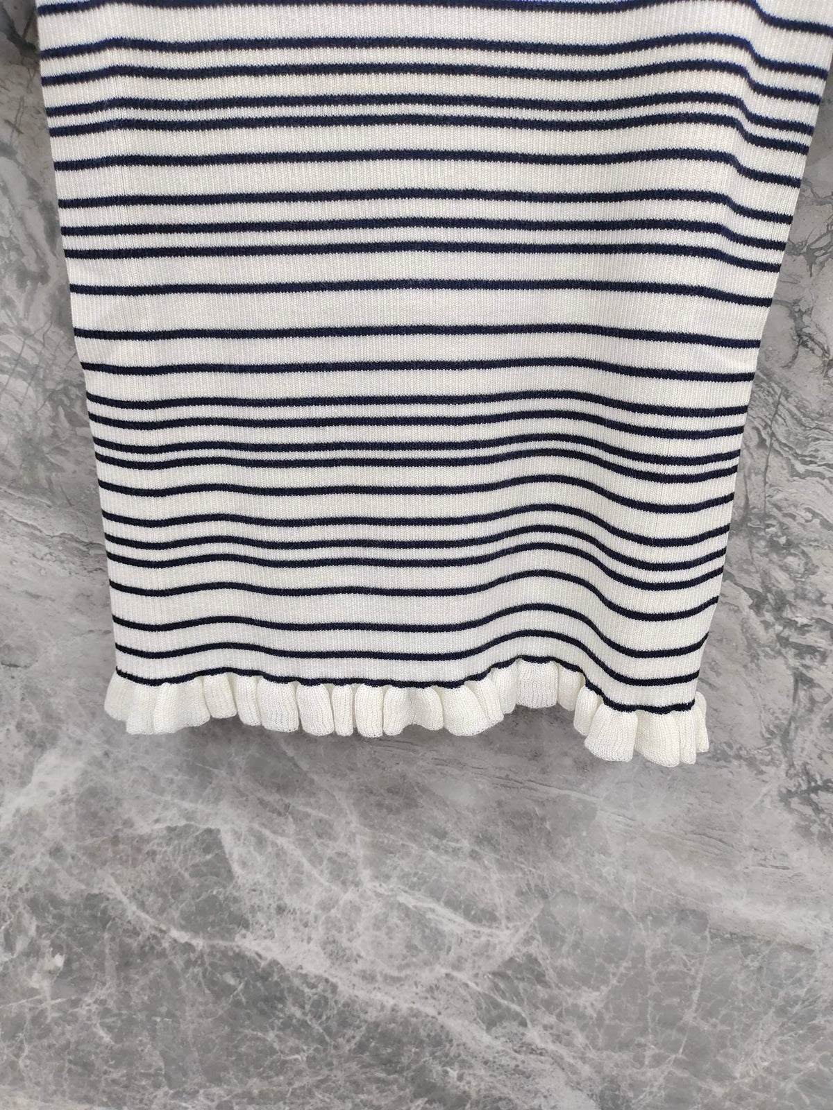 Chanel 2026 Two-tone Short-sleeved Shirt Wool 367635