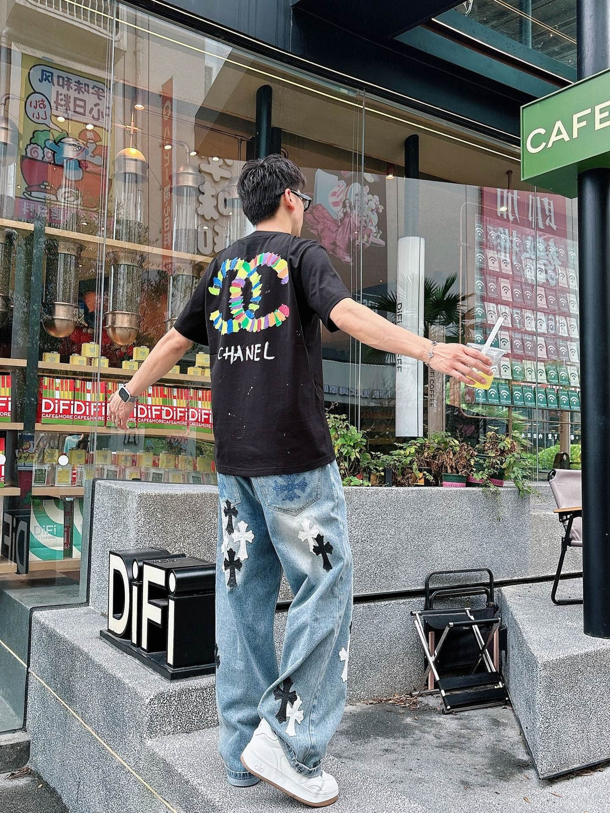 CC 2026 Short-Sleeve T-Shirt Double C Multicolor 419225