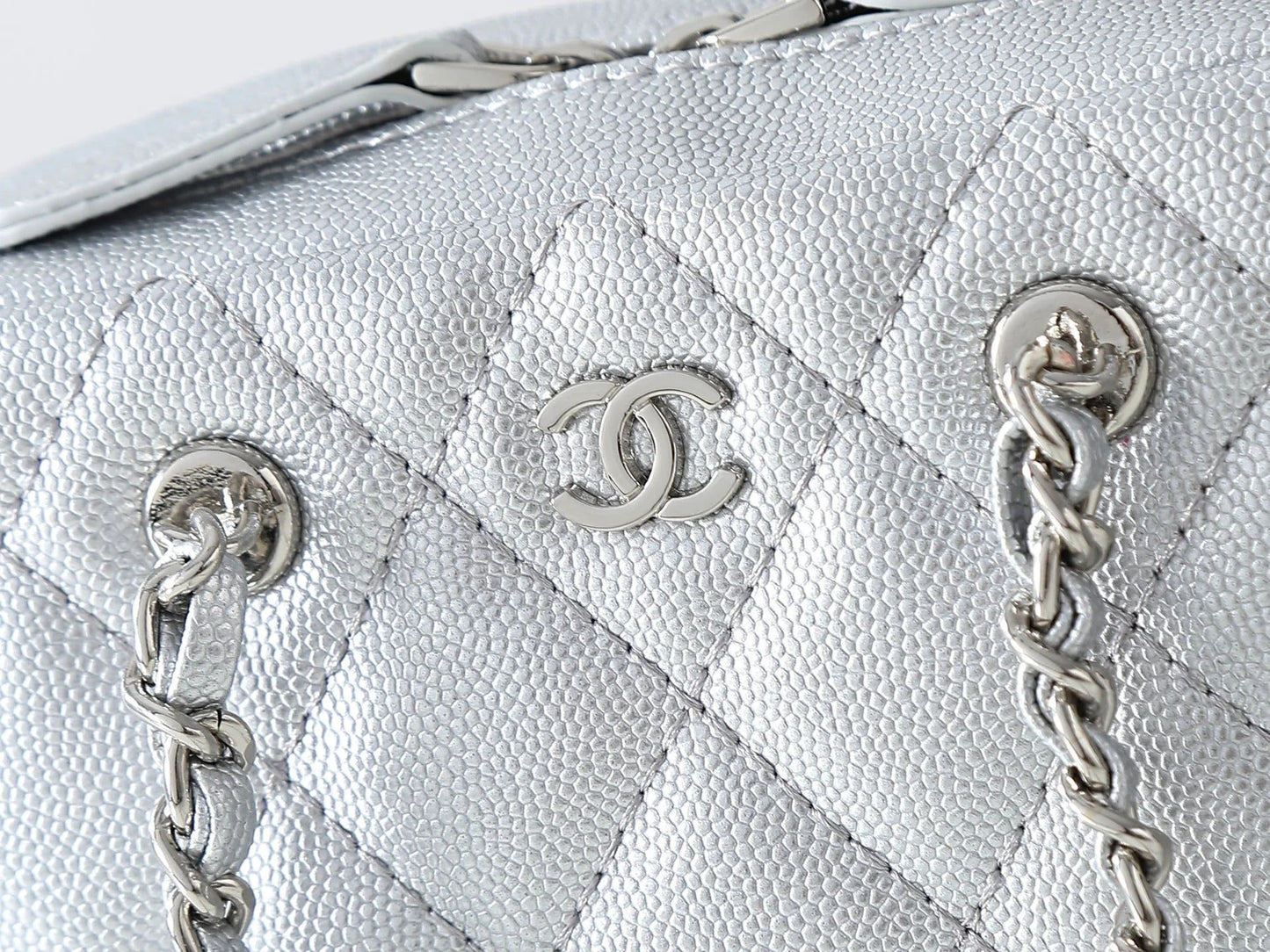Chanel 2026 Mini Bowling Bag 19.5cm Embossed Calfskin