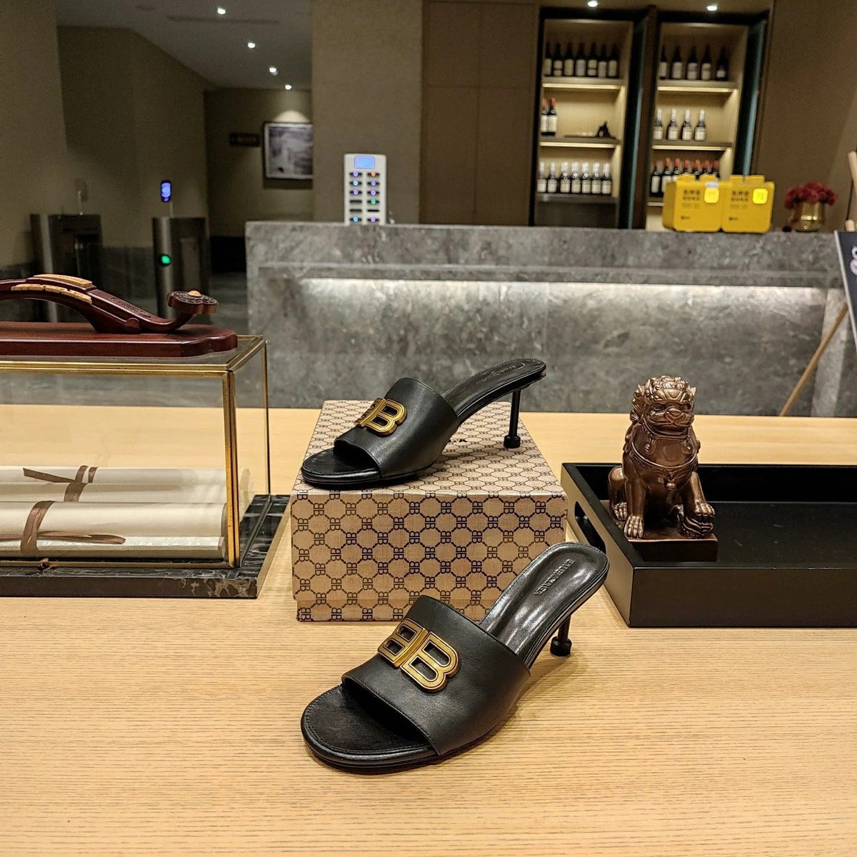 Balenciaga 26s Heeled Sandals 70 Cowhide