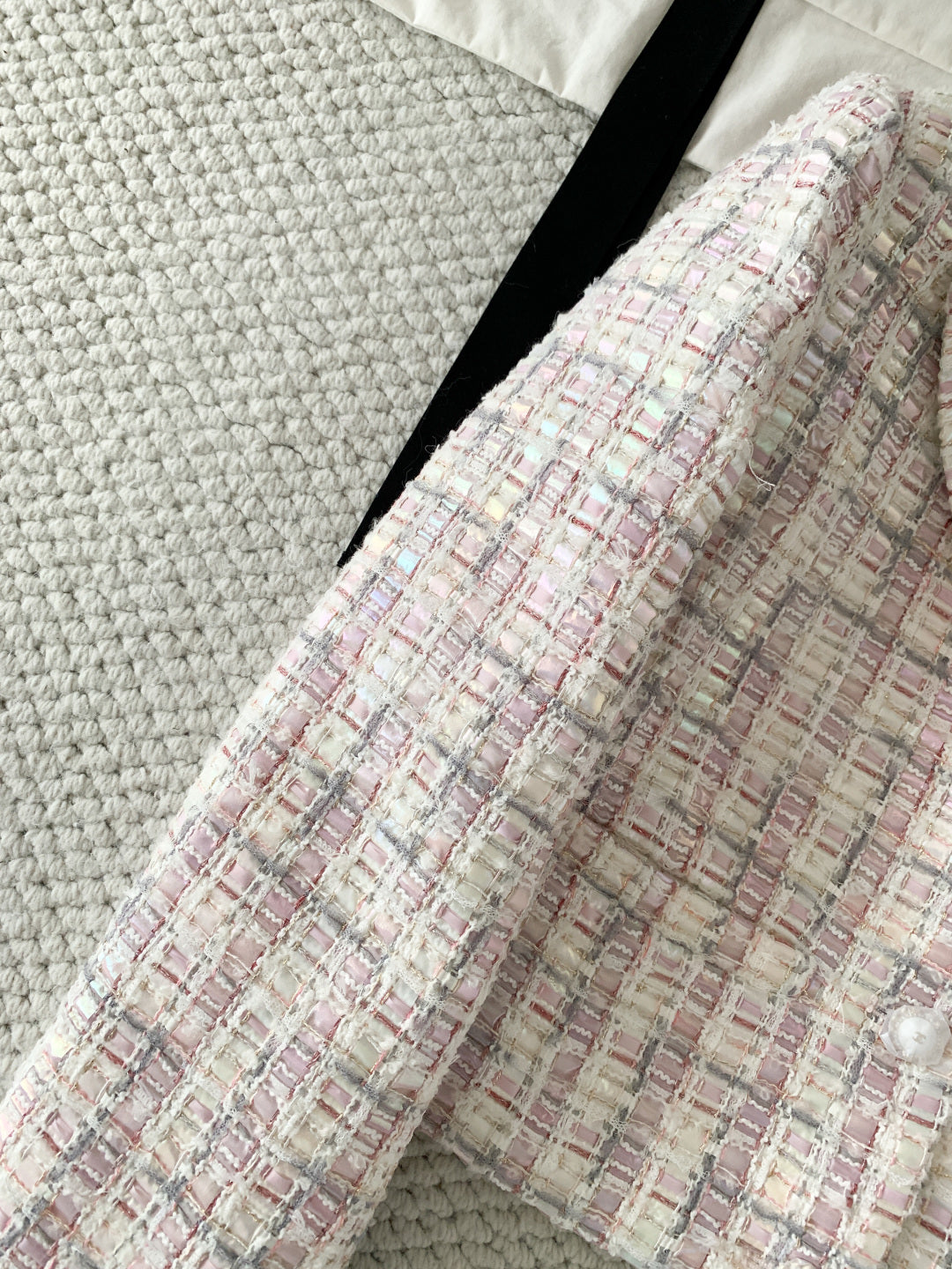 CC 26s Short Jacket Light Pink Tweed 380665