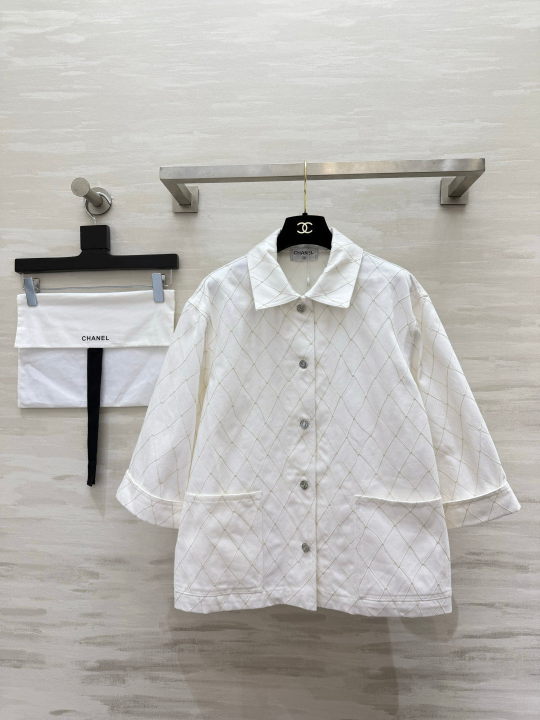 CC 26s Coco Beach Jacket White Cotton 396993
