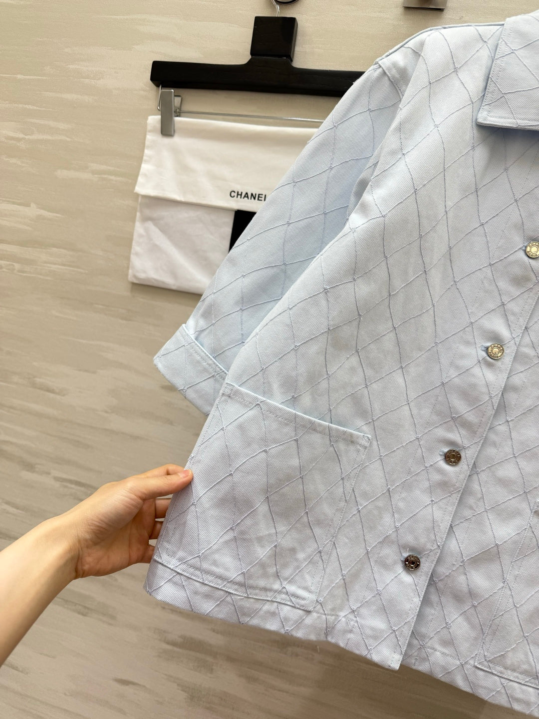 CC 26s Coco Beach Jacket Light Blue Cotton 396995