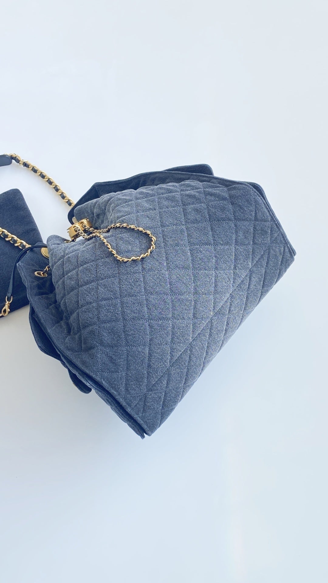 CC 26S Hobo Bags 40cm Dark Blue Denim