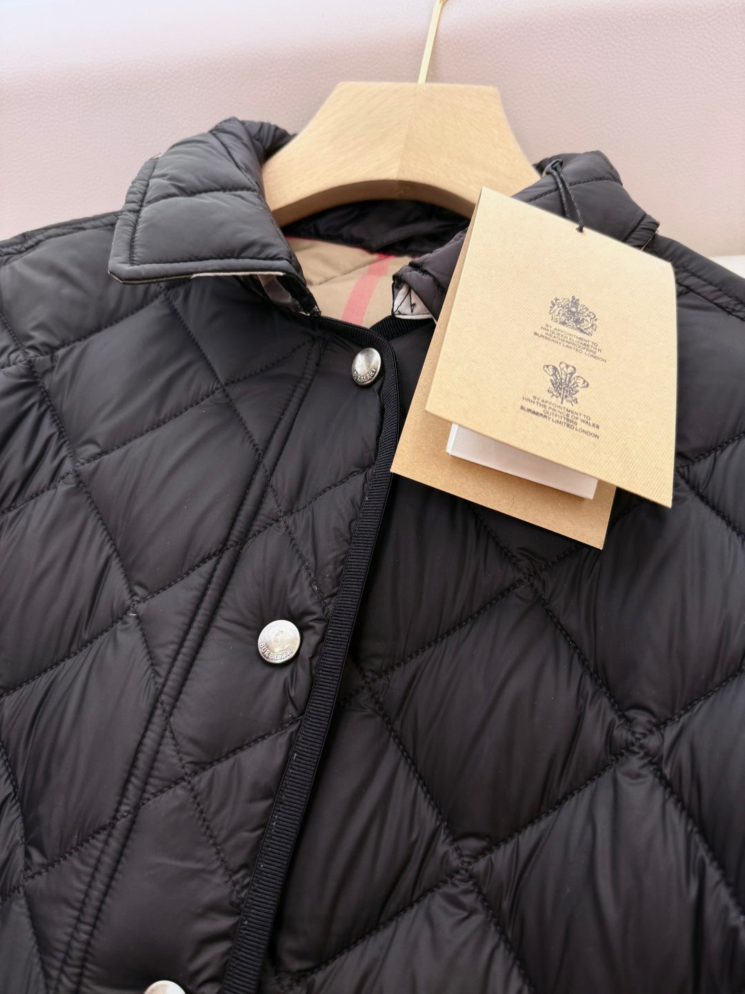 Burberry 25 Jacket Black Nylon Cotton