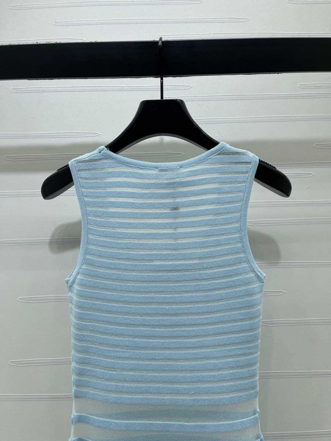 CC 26s Knit Vest Dress Moonlight Blue Polyester Viscose 373117