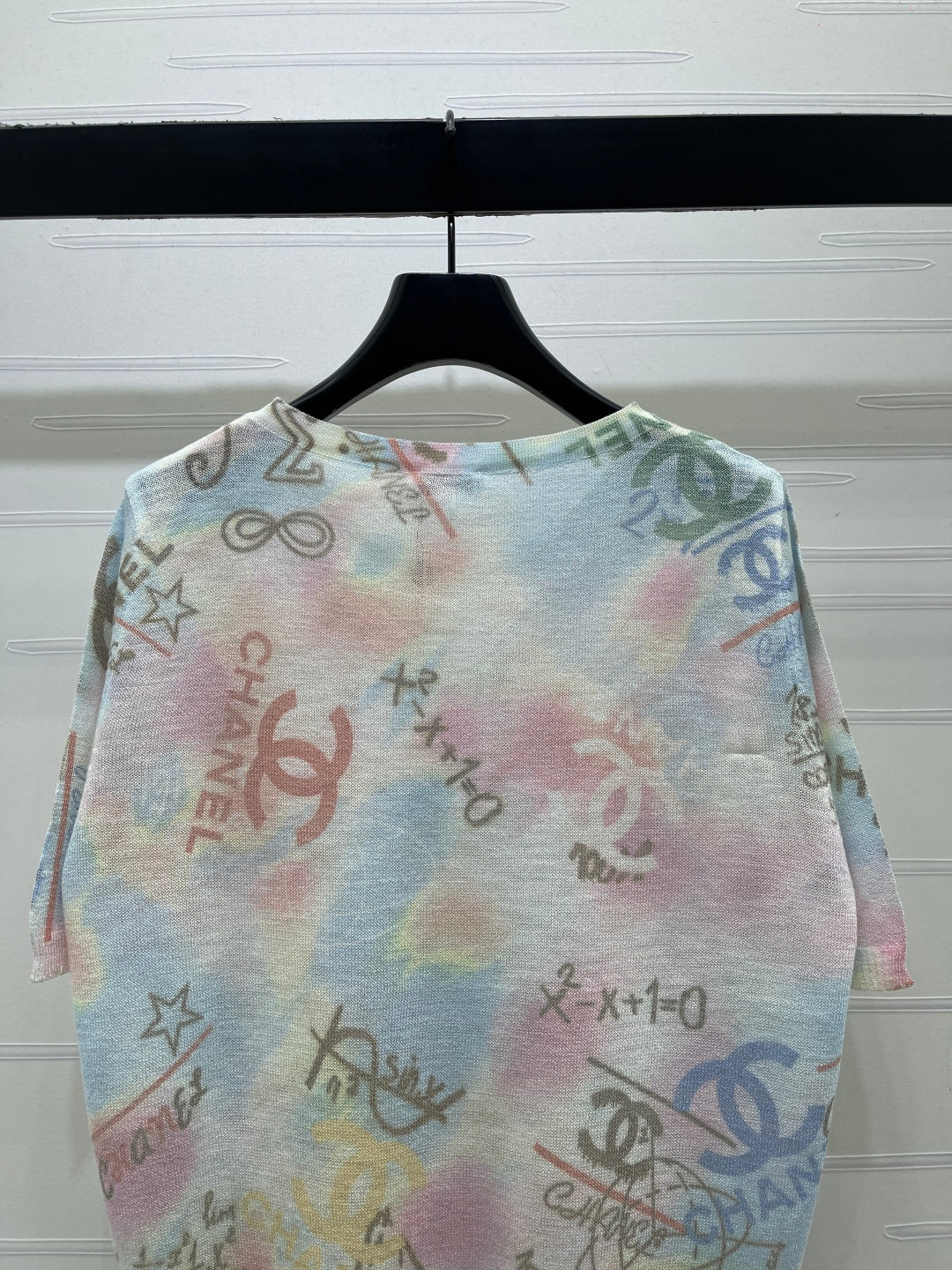 CC 26s Colorful Print Double C Knit Short Sleeve Cotton 382079